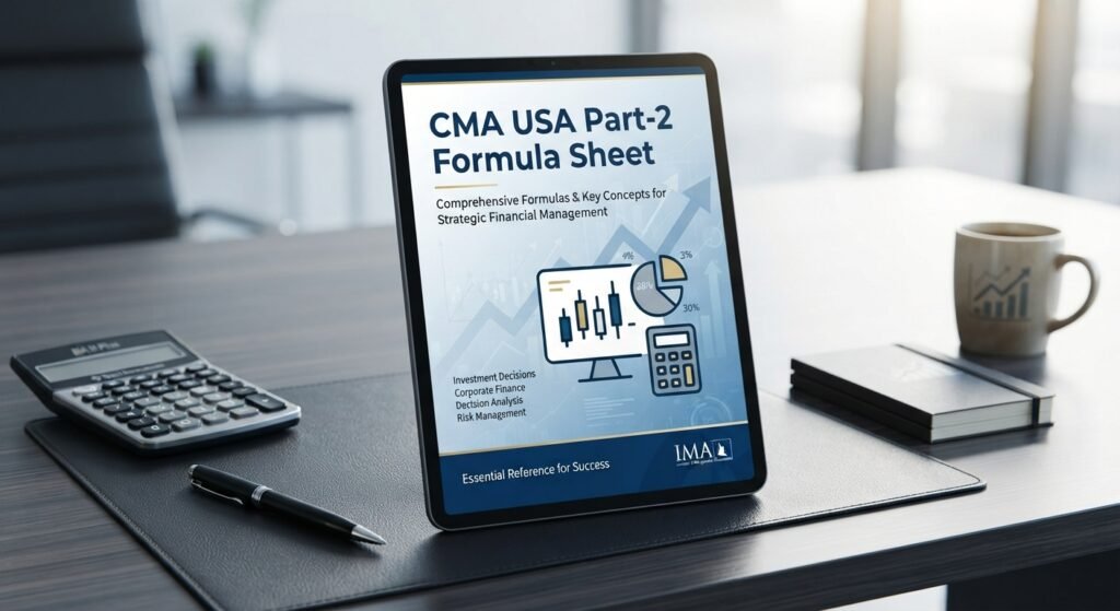 CMA(USA) Part-2, Formula Sheet