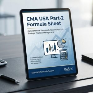 CMA(USA) Part-2, Formula Sheet